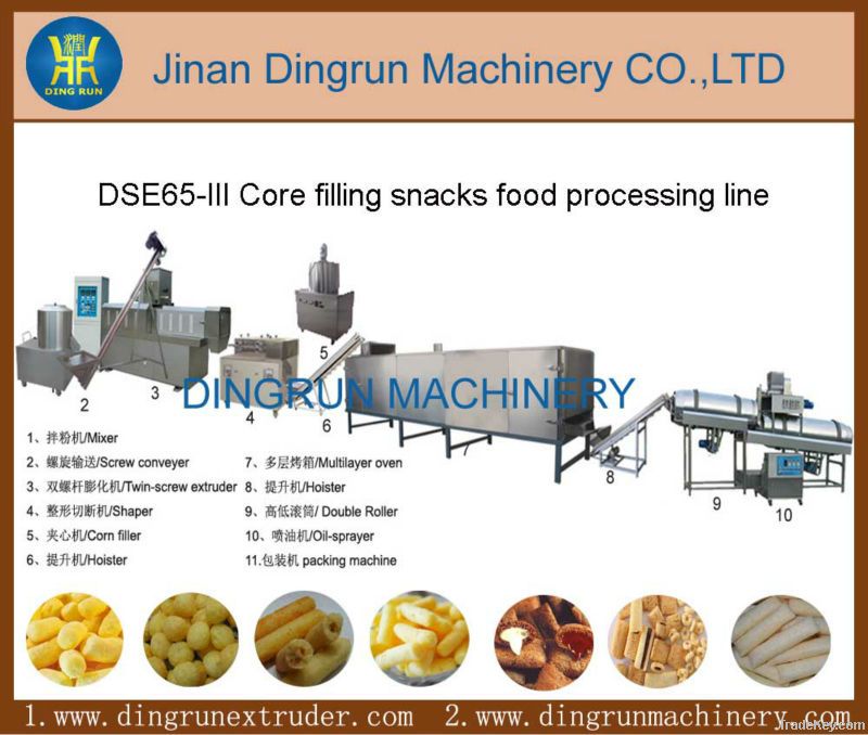 Automatic Jam Center/core Filling Snack Food Procduction Line