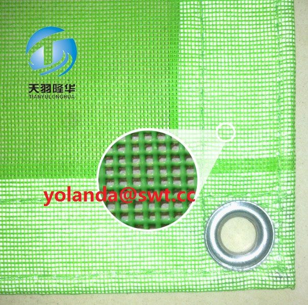 PVC Coated Polyester Fireproof Building Safety Net