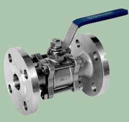 Stainless Steel Sanitary Flanged 3 PCS Ball Valve