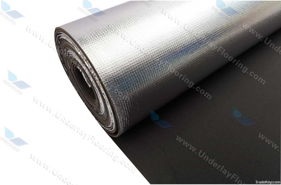 EVA with Aluminum foil heat insulation & soundproofing underlay