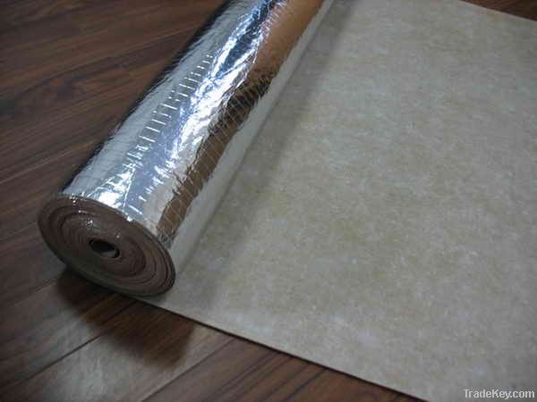 3mm acoustical rubber soundproof whisper step underlayment