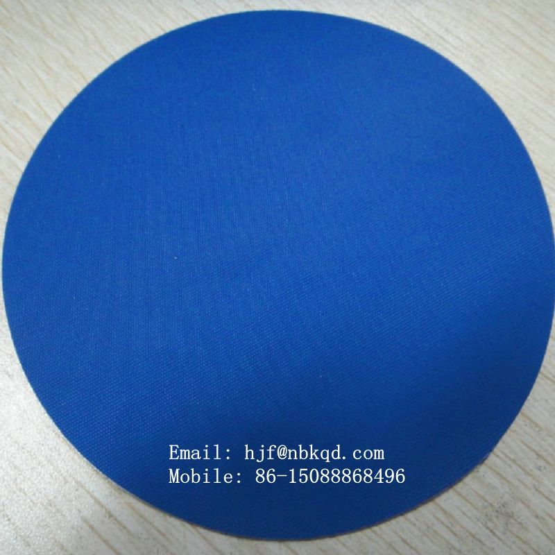 0.5mm Shiny Blue Nbr Rubber Fabric For Apron