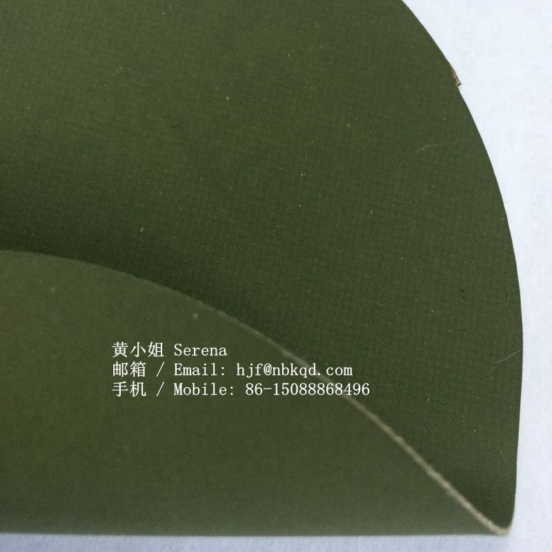 0.6mm Foliage Green Hypalon Fabric for Military Vest