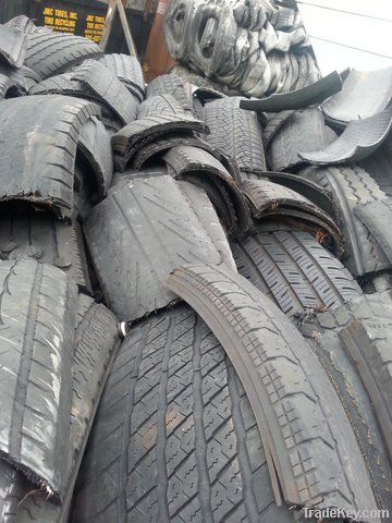 Shredded Rubber Tires or Cut and Baled Tires