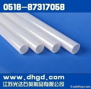 milky white quartz tube