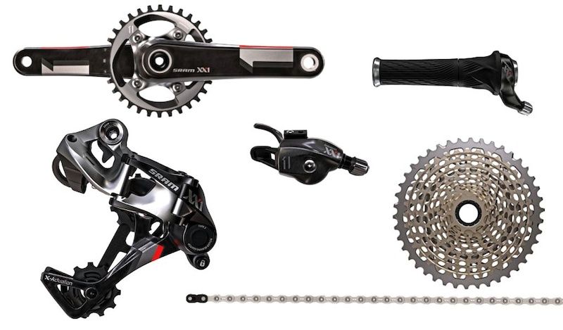 2013 SRAM XX1 1x11 MTB GROUPSET GXP INC XX BRAKES