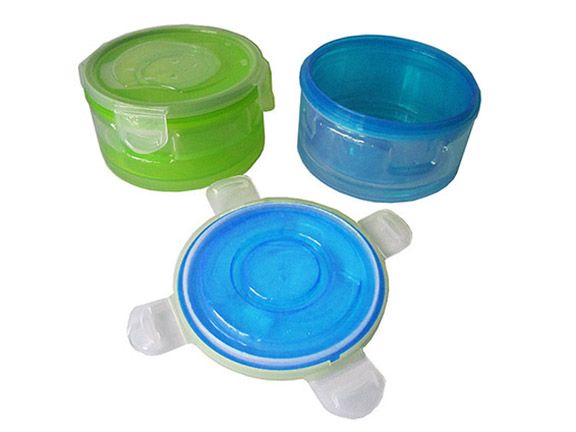 TRS-1006A Plastic Double Wall Food Container Keep Cool