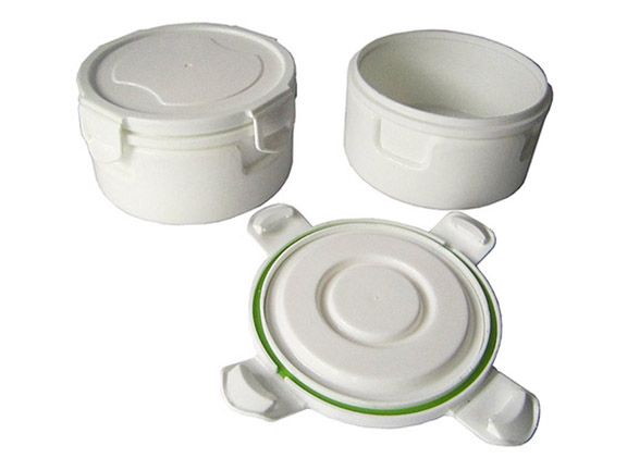 TRS-1006B Plastic Double Wall Food Container Keep Warm