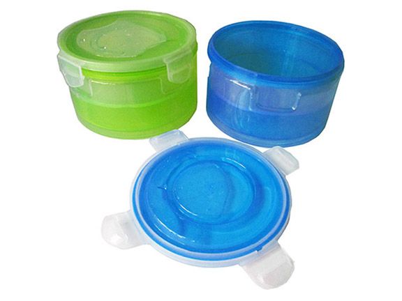 TRS-1008A Plastic Double Wall Food Container Keep Cool