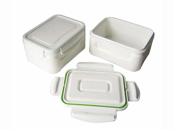 TRS-1002B Plastic Double Wall Food Container Keep Warm