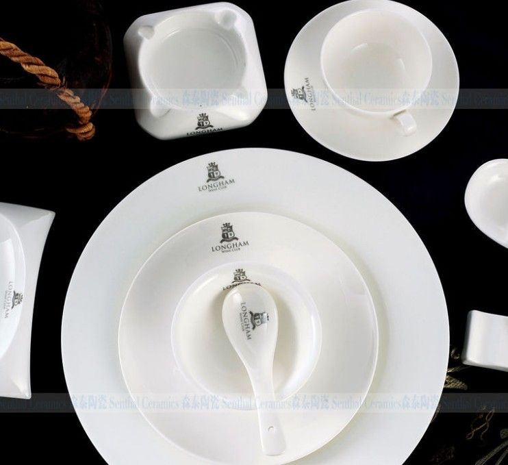 12 PCS High Quality New Bone China Hotel Procelain/Dinner Set