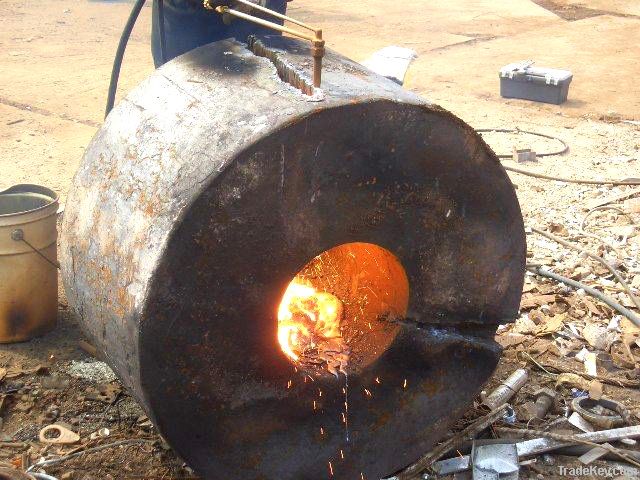 CE approved  oxy fuel flame scrap steel heating machine