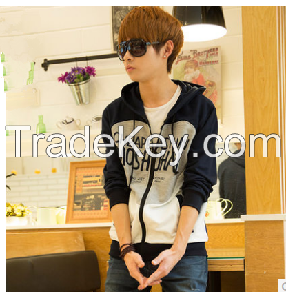 China 100% cotton windproof warm fashion winter young men's hoodies