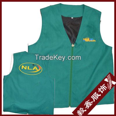 High quality work uniform waistcoats from China factory