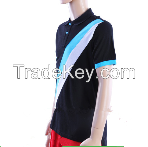 Wholesale Color Combination 100%cotton Polo t shirt