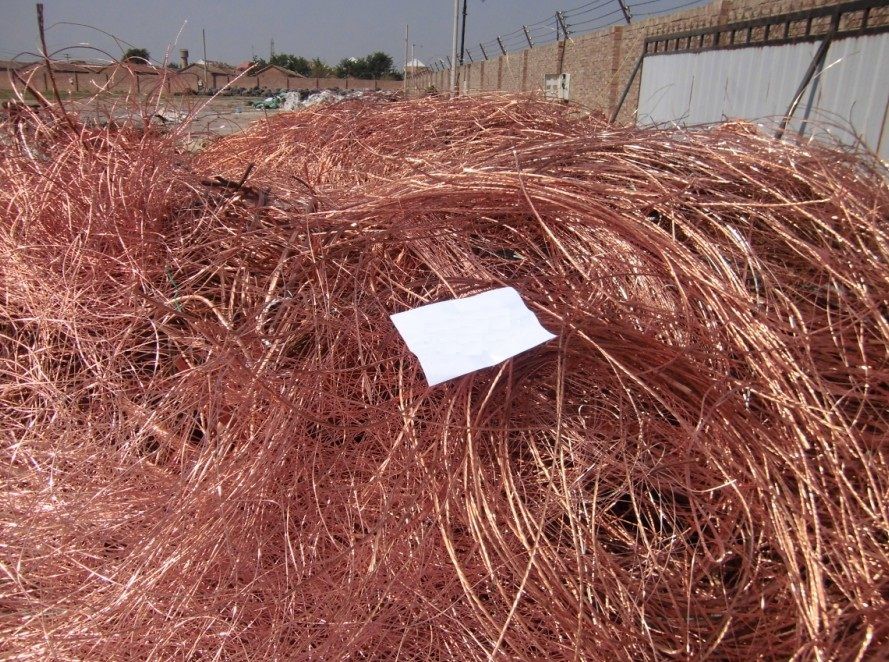 High Purity Copper Scrap Wire 99.95%