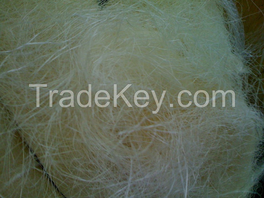Raw natural sisal fibre 