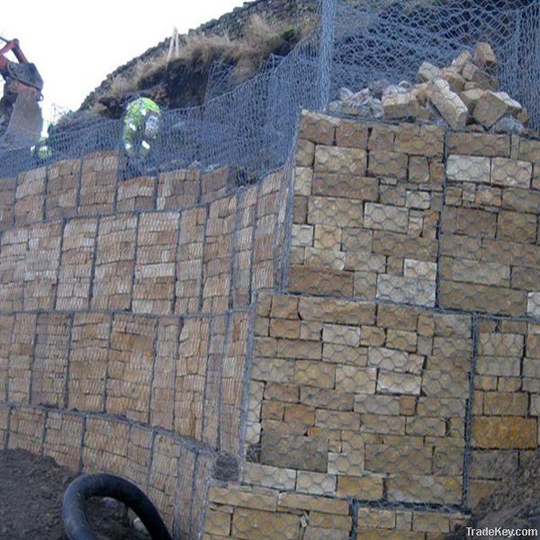 gabion mesh/heavy hexagonal wire mesh/gabion box