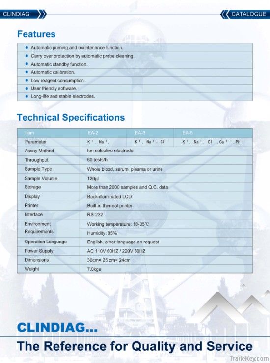 Elecrolyte Analyzer