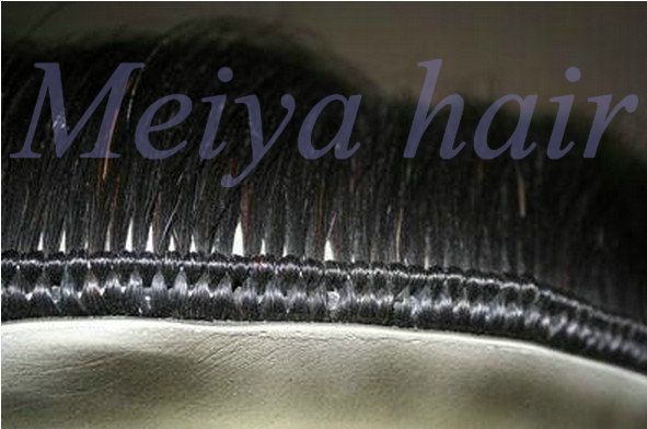 hand tied hair weft