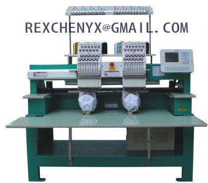 Double heads cap embroidery machine