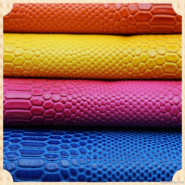 pvc synthetic leather from China leather factory