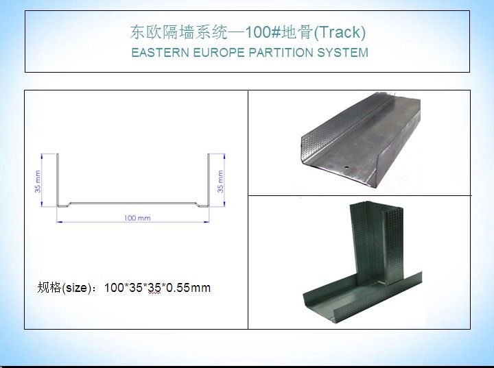 Galvanized steel partition