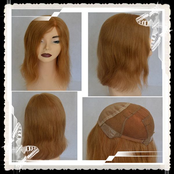 New Fashion Reasonable Price Mongolian Virgin Remi Hair Jewish Wig Silk Top At Front