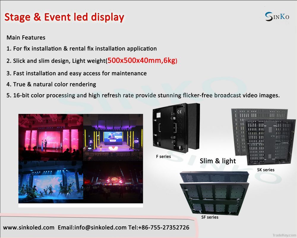Rental & Stage LED Displays
