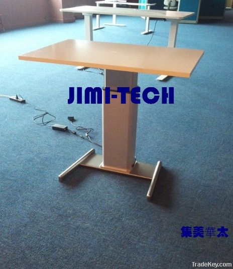 electric adjustable desk, lifting column