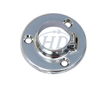 steel flange, pipe holder  Steel flange(20mm, chrome)