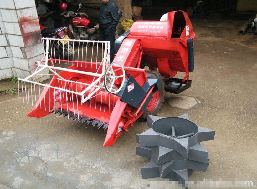 easy operation rice harvester machine