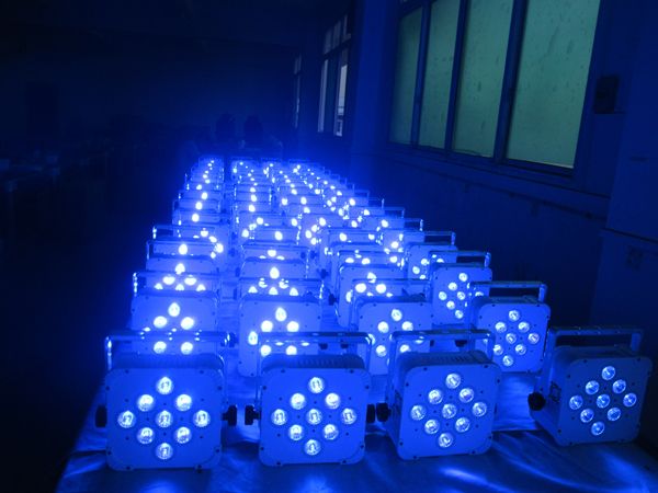 9pcs*15W battery power wireless dmx par light