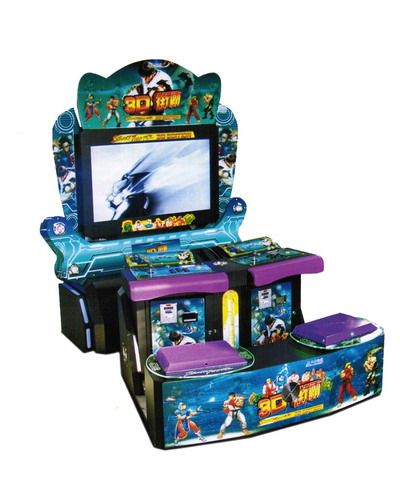 Arcade coin operated frame machine  42 inch 3D Street Fighter IV
