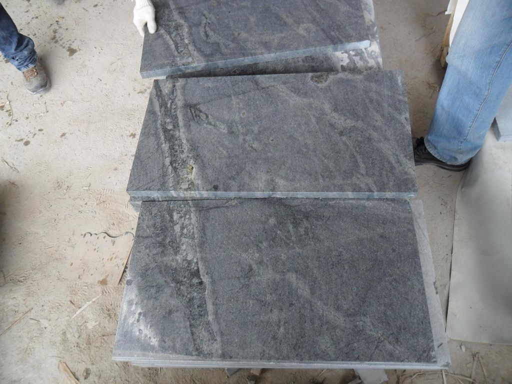 Louis Grey Granite Slab and Tiles 