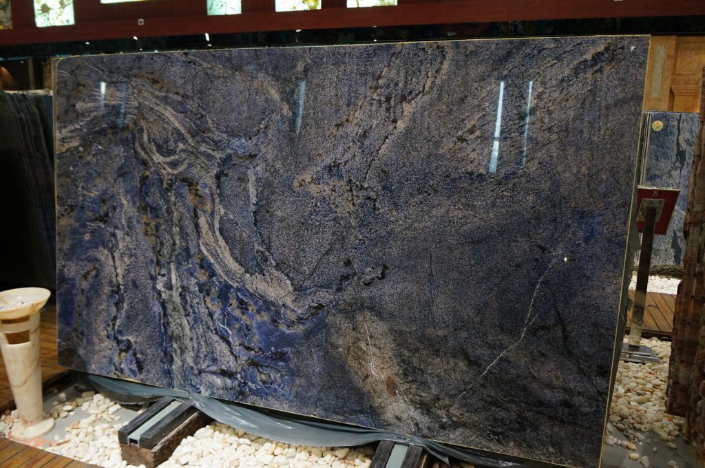 Brazil Bahia Blue Granite, Blue Granite Big Slab