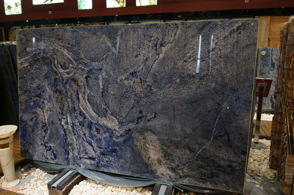 Brazil Bahia Blue Granite, Blue Granite Big Slab