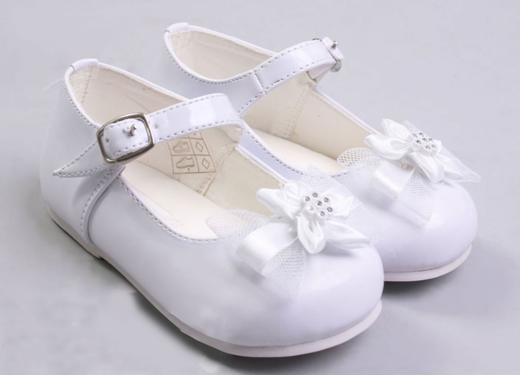 Baby Christening Wedding Diamante Shoes