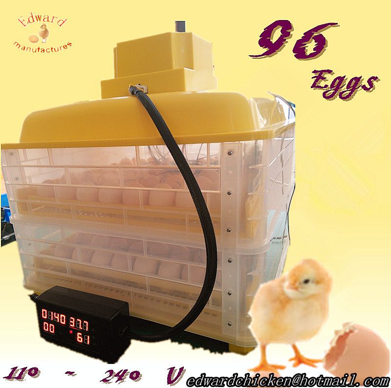 2013 NEWEST worldwide mini digital full automatical hatching eggs incubator 96B*(ew-96B)