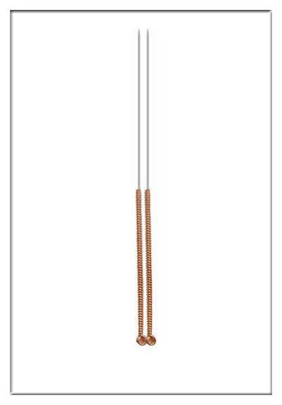 copper handle acupuncture needles