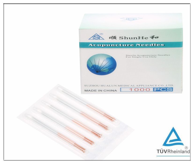 Disposable sterile acupuncture needles