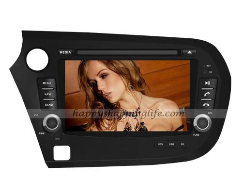 Auto Radio DVD GPS Digital TV RDS Bluetooth Touch Screen for Honda Insight 