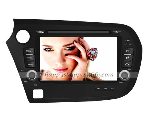 Car DVD Player GPS Navigation for Honda Insight - Bluetooth Touch Screen iPod RDS USB SD