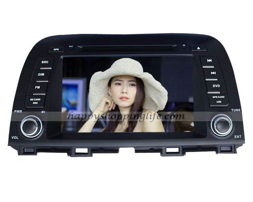 Auto Radio DVD GPS Bluetooth Touch Screen Digital TV RDS USB SD iPod for 2013 2014 Mazda 6