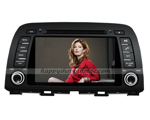 Android Auto Radio DVD GPS DTV Wifi 3G Internet RDS Bluetooth iPod OBD for Mazda 6 (2013-2014) 