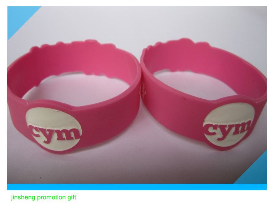 custom silicone wristband for promotion gift 
