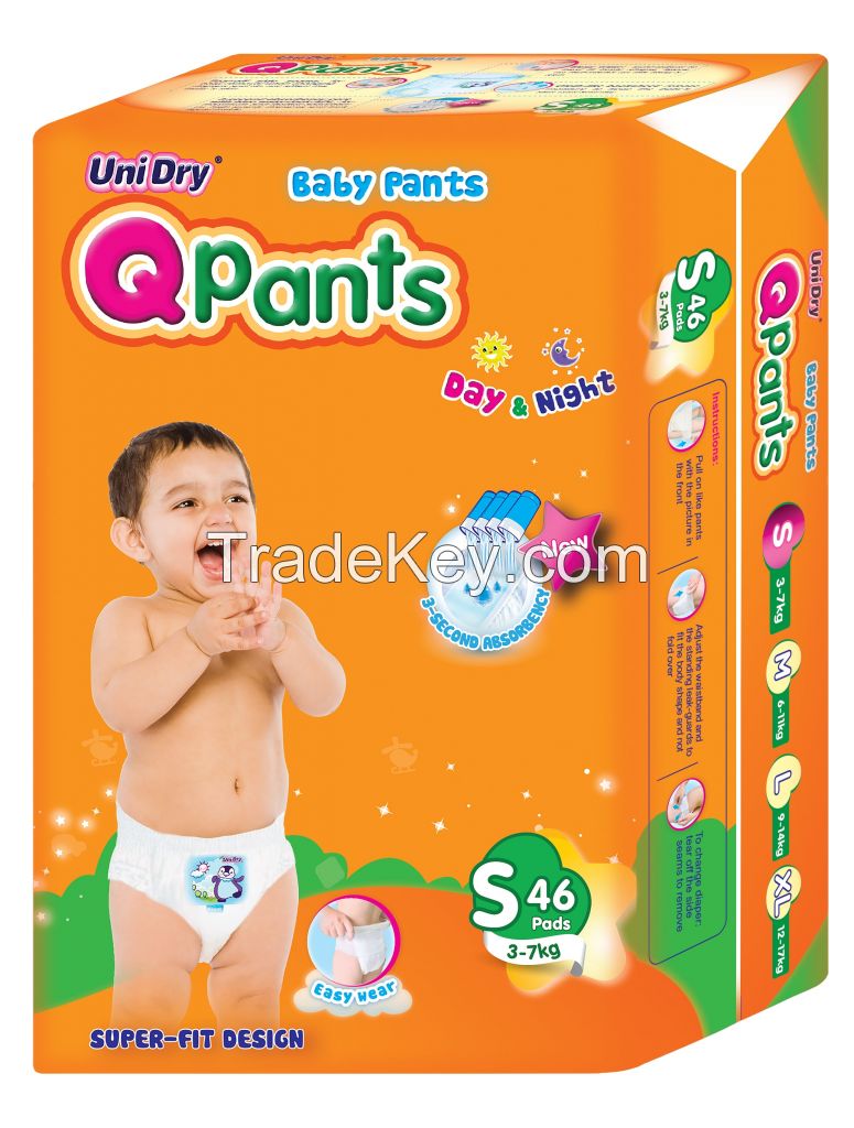 UNIDRY QPANTS MADE IN VIETNAM PULP USA SAP JAPAN INDIA VERSION