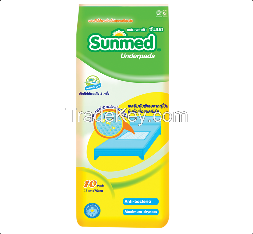 SUNMED UNDERPAD ULTRA COMFORTABLE HIGH QUALITY MADE IN VIETNAM