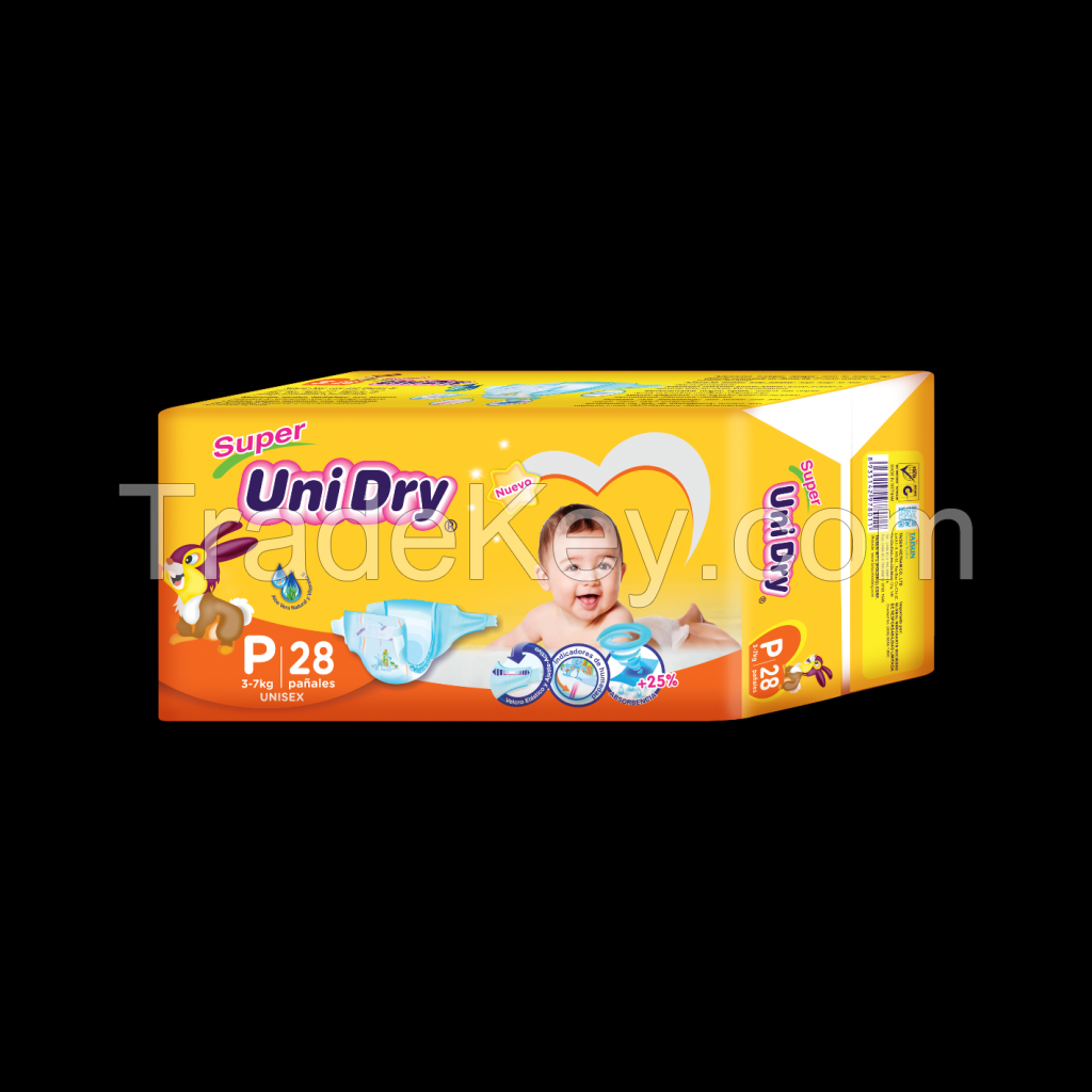 SUPER UNIDRY BABY DIAPERS, UNISEX HIGH QUALITY, GOOD PRICE MADE IN VIETNAM