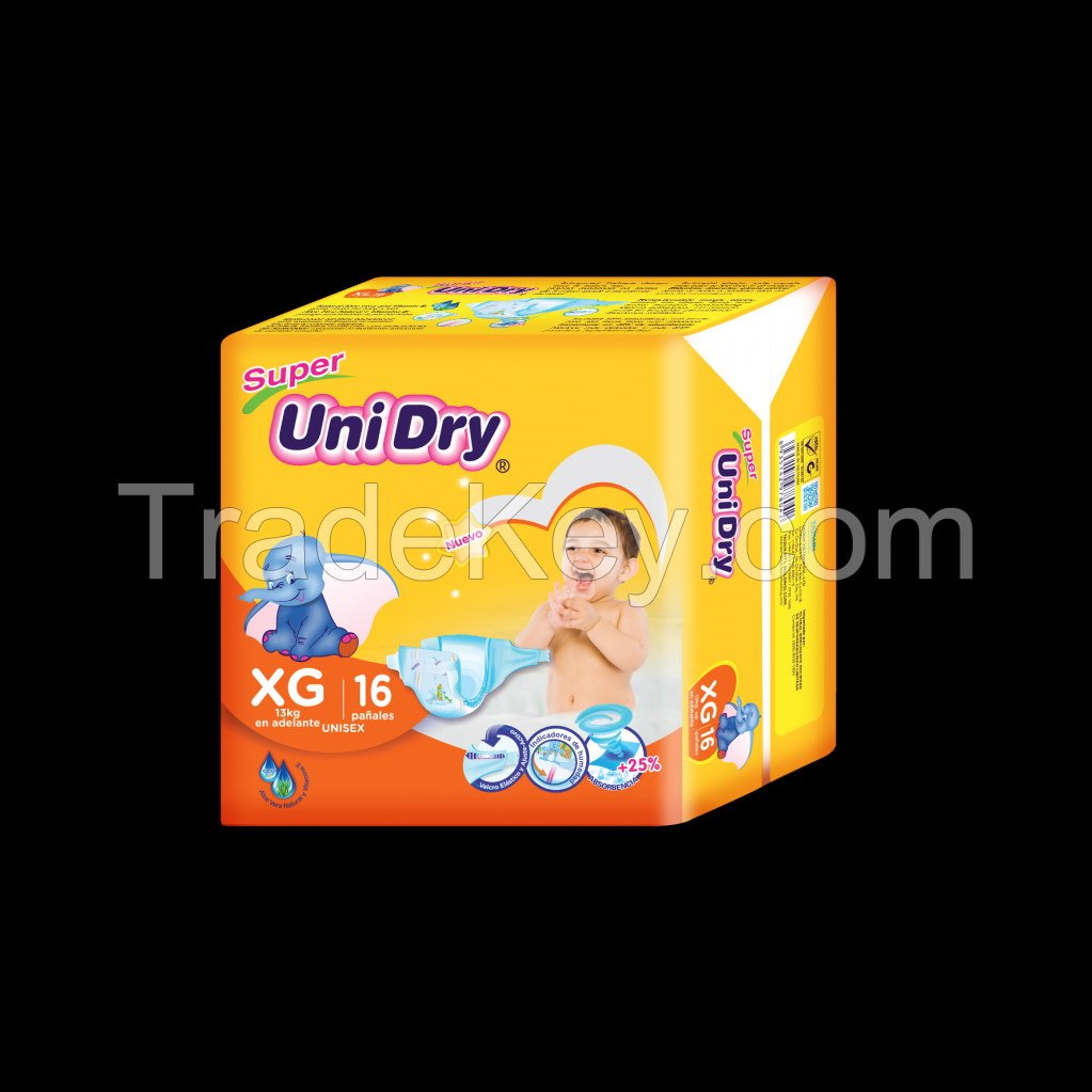 SUPER UNIDRY BABY DIAPERS, UNISEX HIGH QUALITY, GOOD PRICE MADE IN VIETNAM